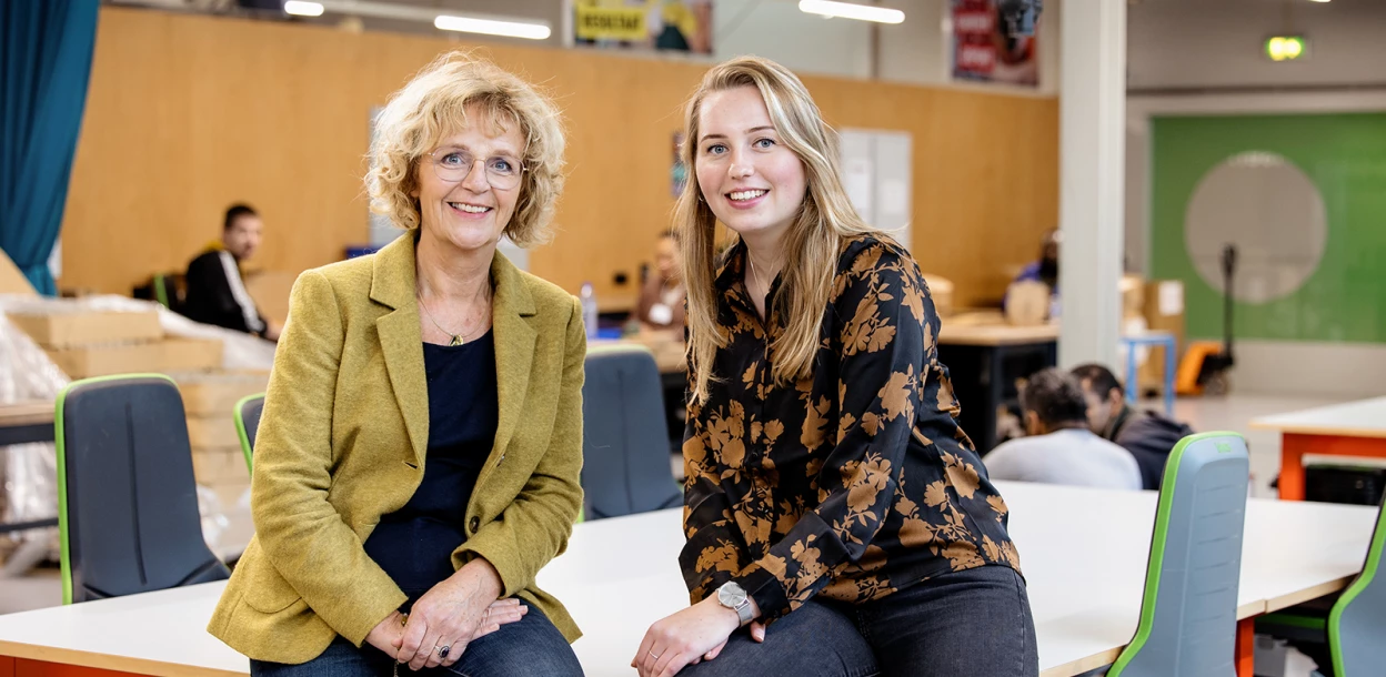 Mieke Heijzen en Laura van Vliet